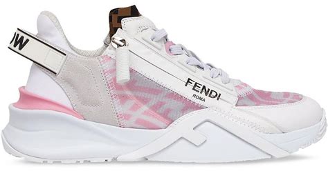 fendi flow sneakers pink|fendi ff fancy athletic sneakers.